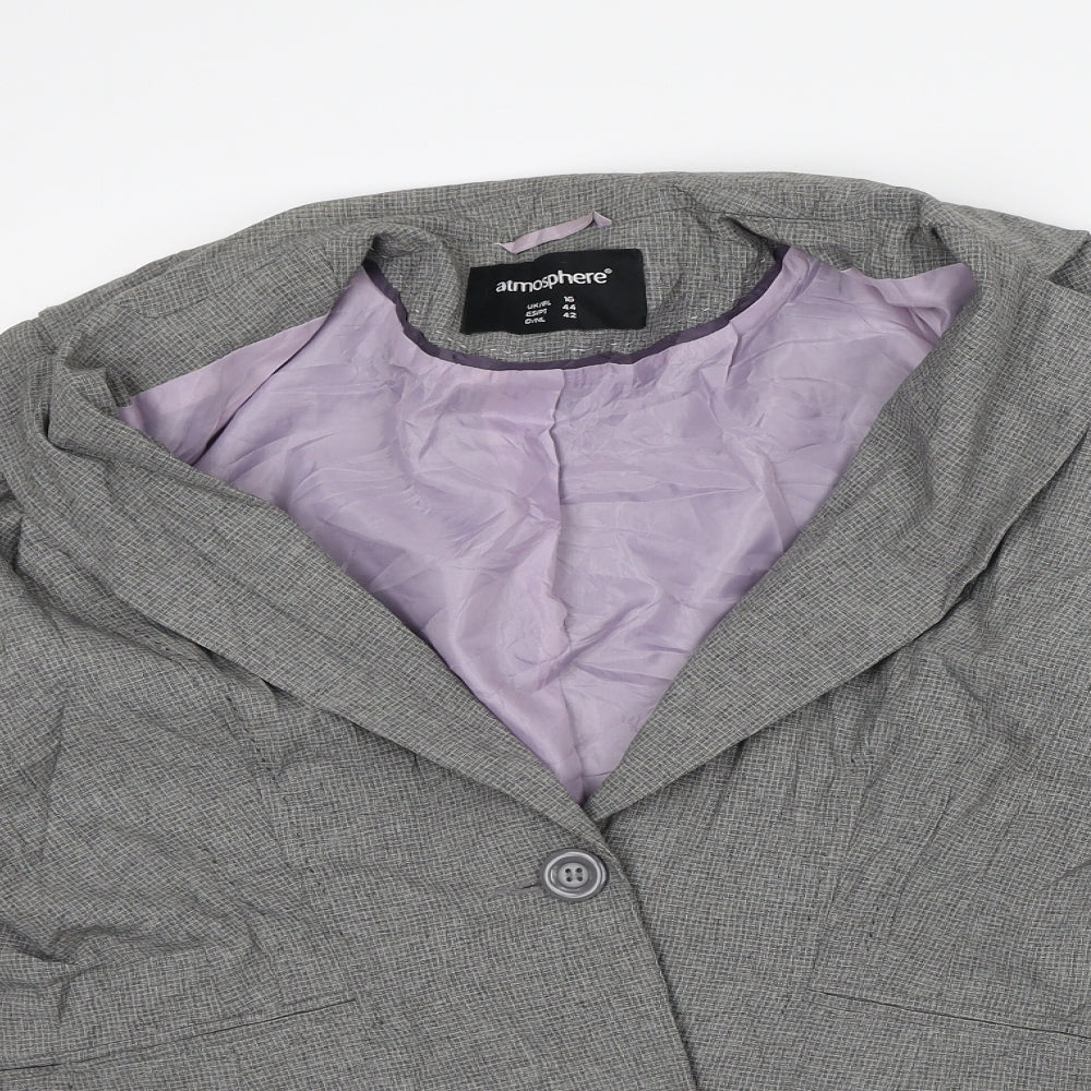 Womens UK Size 16 Atmosphere Grey Jacket
