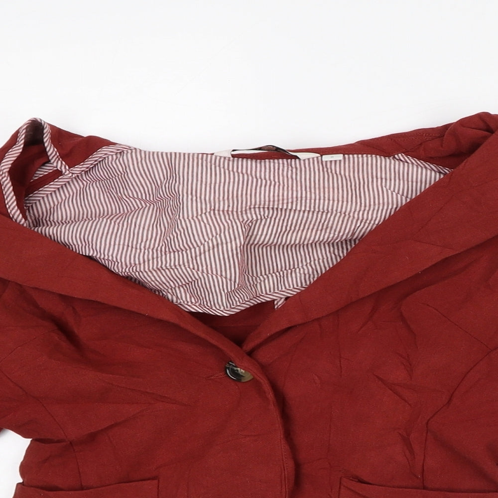 Womens UK Size 8 New Look Brown Jacket