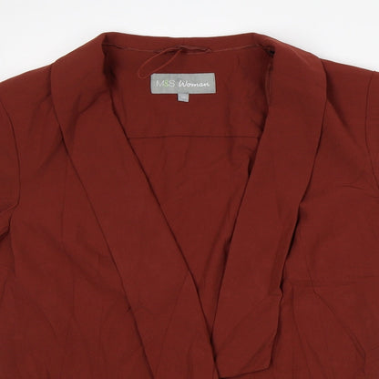 Womens UK Size 10 Marks and Spencer Brown Jacket