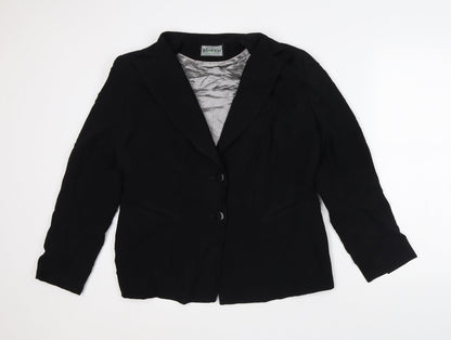 Womens UK Size L Busy Black Jacket