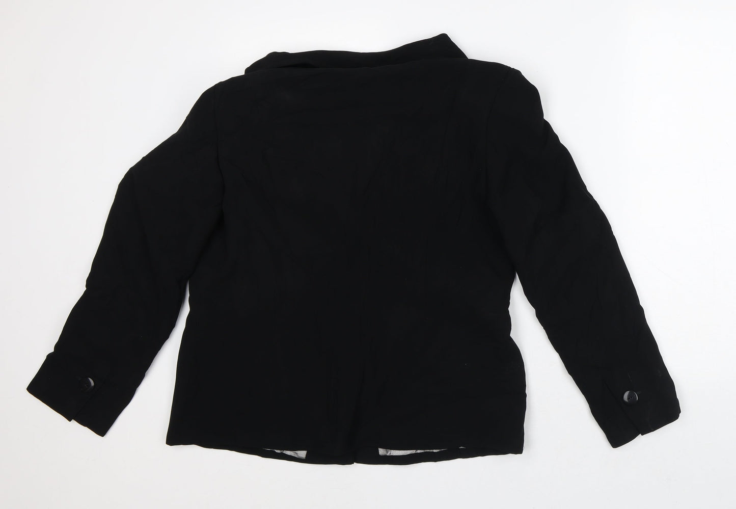 Womens UK Size L Busy Black Jacket