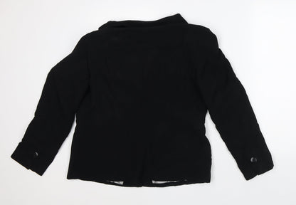 Womens UK Size L Busy Black Jacket