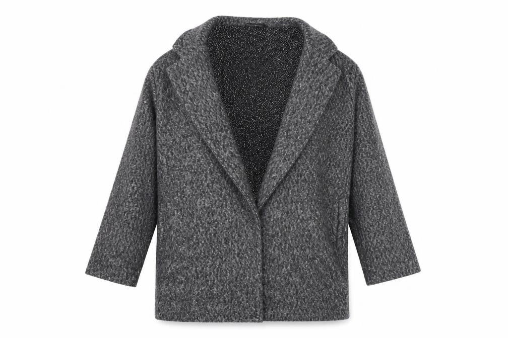 Womens UK Size 16 F&F Grey Overcoat