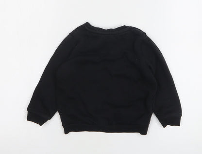 Primark Boys Black Camouflage Cotton Pullover Sweatshirt Size 2-3 Years