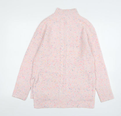 Womens UK Size 8 Khost Pink Pullover Jumper