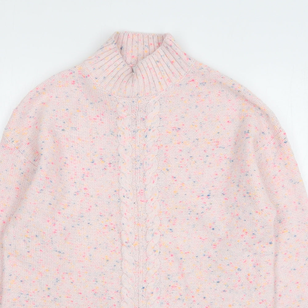 Womens UK Size 8 Khost Pink Pullover Jumper