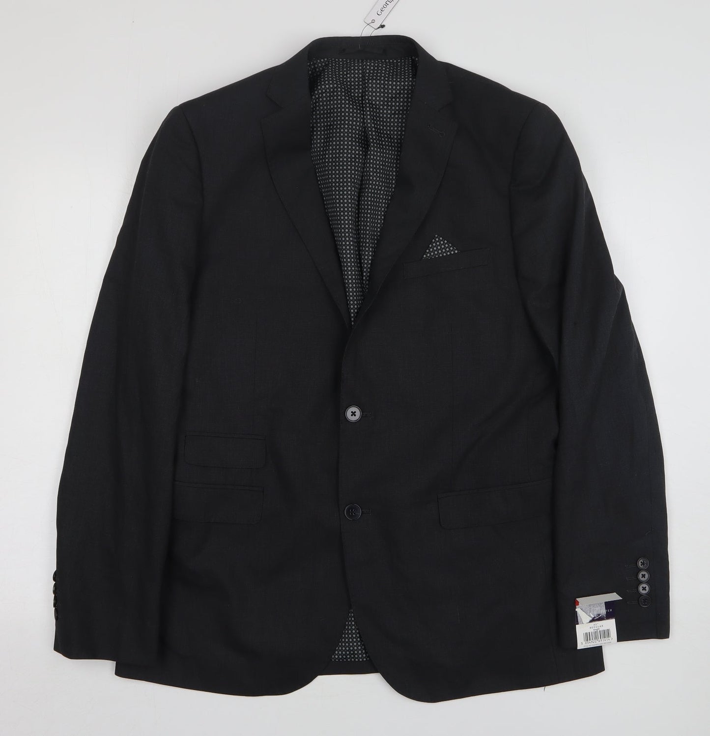 Mens UK Size 42 Tailor & Cutter Regular Grey Suit Jacket