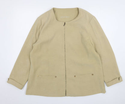 Womens UK Size XL Joella Di Marco Beige Jacket