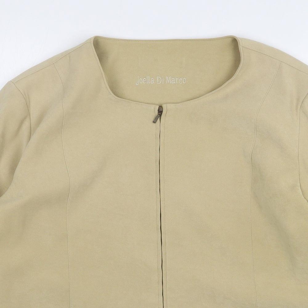 Womens UK Size XL Joella Di Marco Beige Jacket