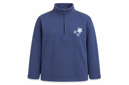Womens UK Size S Bonmarché Blue Pullover Sweatshirt