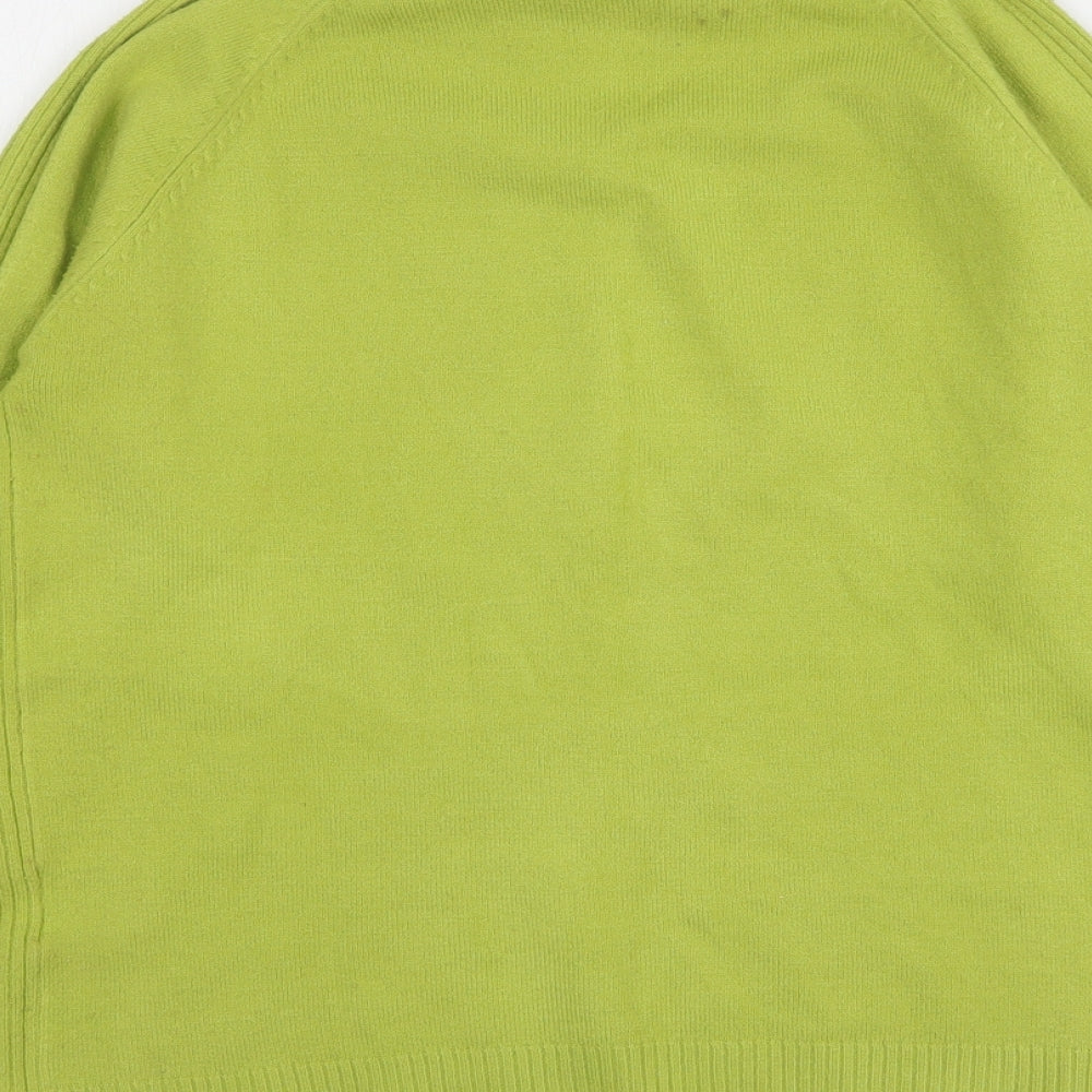 Womens UK Size M Ann Marie Green Pullover Jumper