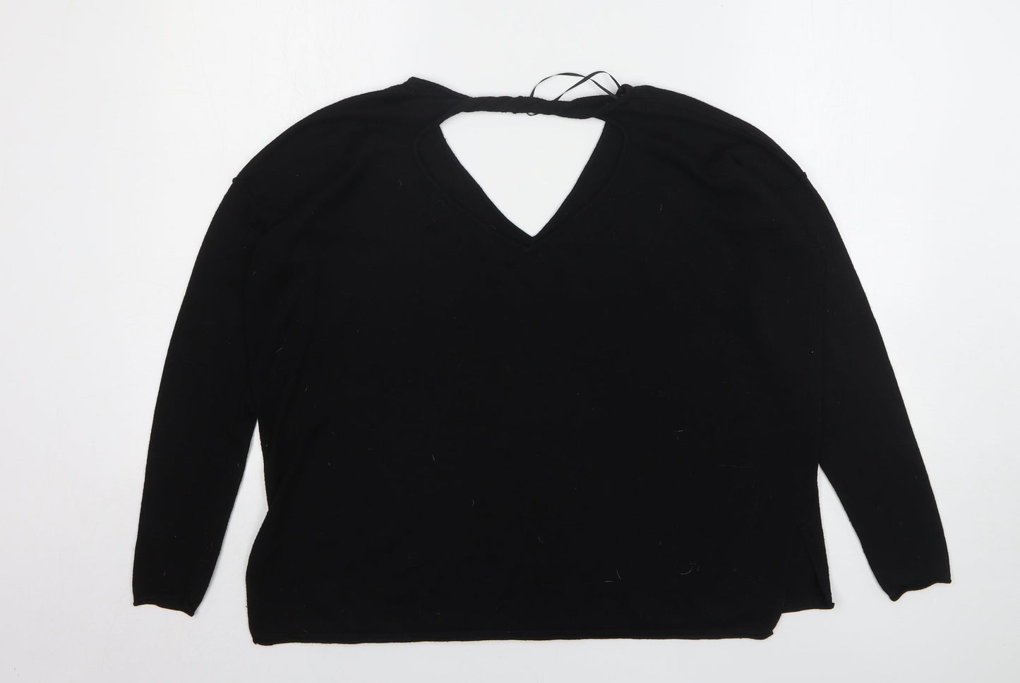 Womens UK Size 10 River Island Black Pullover Jumper