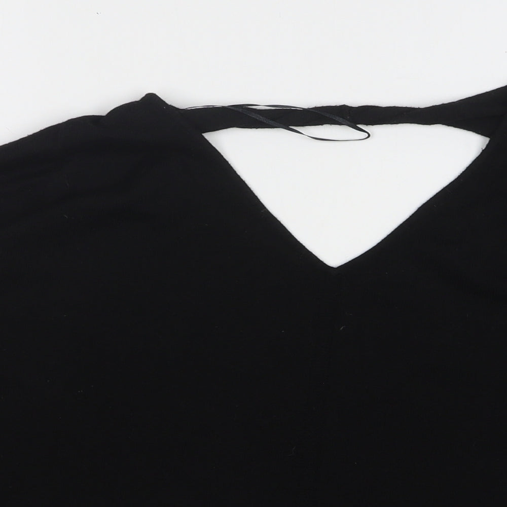 Womens UK Size 10 River Island Black Pullover Jumper