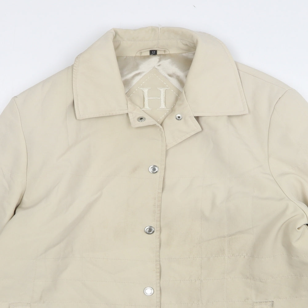 Womens UK Size 12 Preworn Beige Jacket