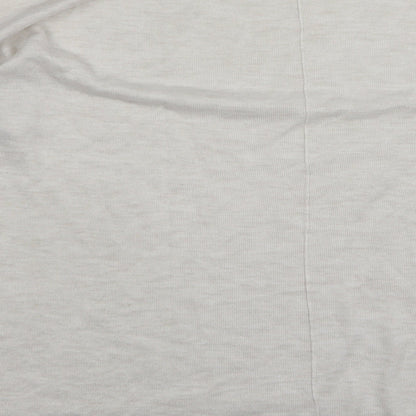 George Womens Beige Round Neck Polyester Pullover Jumper Size 10