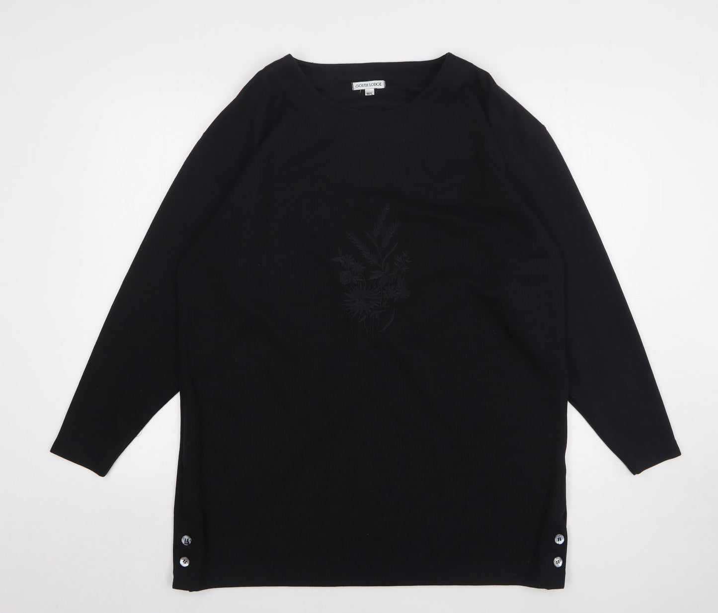 Womens UK Size M South Lodge Black Pullover Jumper