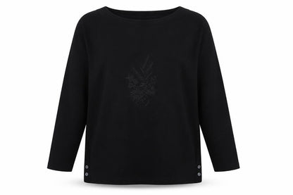 Womens UK Size M South Lodge Black Pullover Jumper