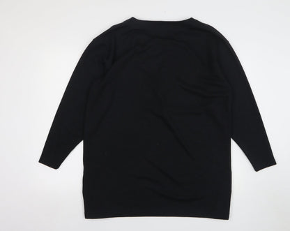 Womens UK Size M South Lodge Black Pullover Jumper