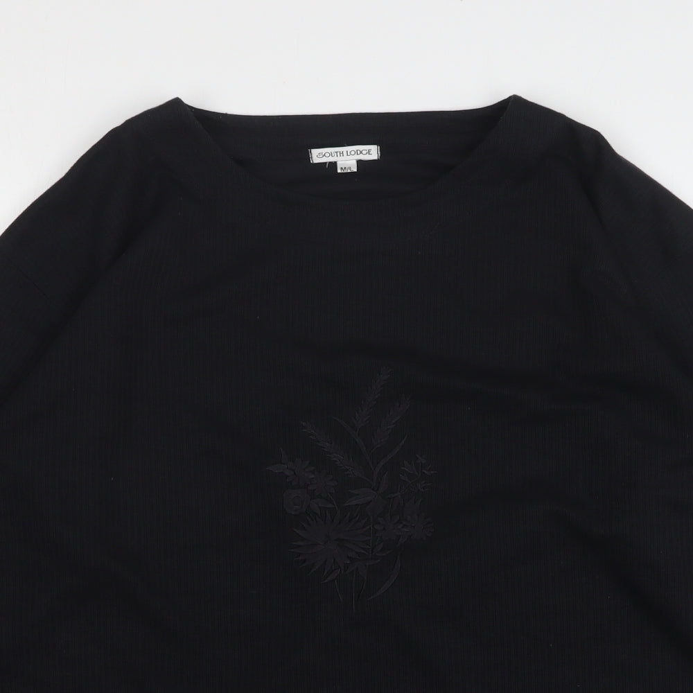 Womens UK Size M South Lodge Black Pullover Jumper