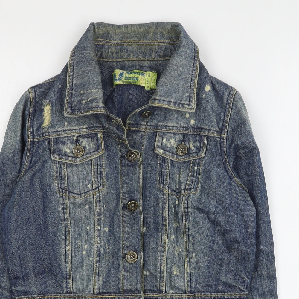 Authentic Womens Blue Jacket Size 10