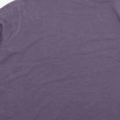 Womens UK Size L Mia Moda Purple Pullover Jumper
