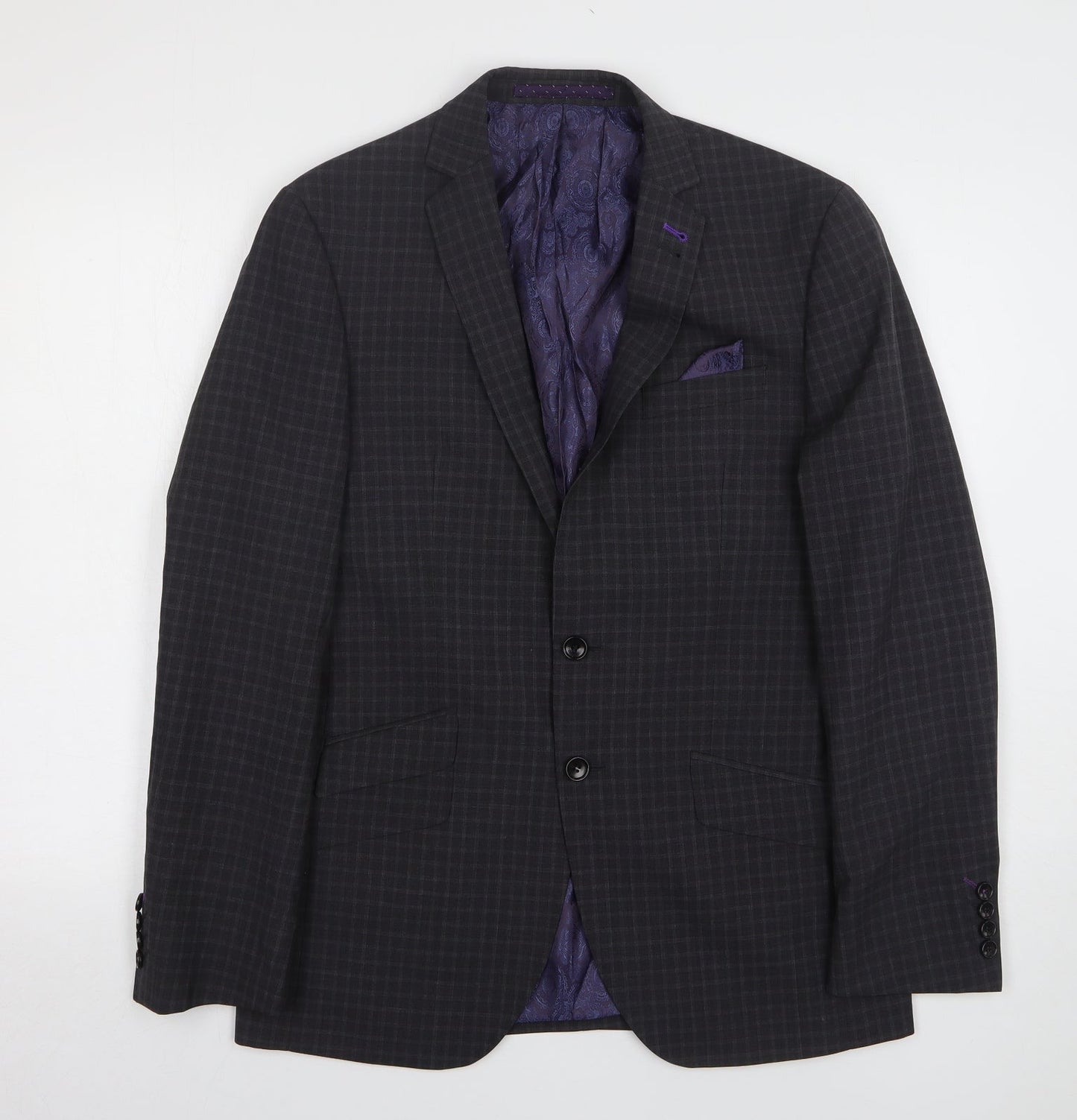 Mens UK Size 38 Marks and Spencer Regular Grey Suit Jacket