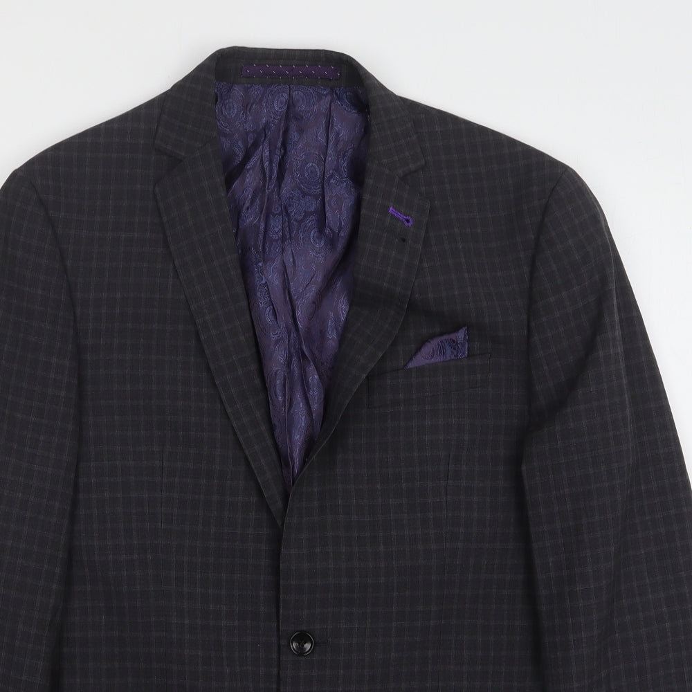 Mens UK Size 38 Marks and Spencer Regular Grey Suit Jacket