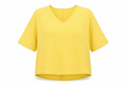 Womens UK Size L New Look Yellow Pullover Jumper