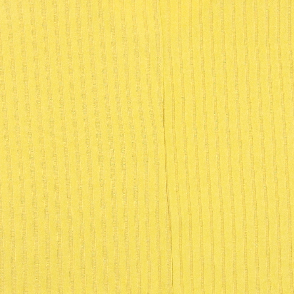 Womens UK Size L New Look Yellow Pullover Jumper
