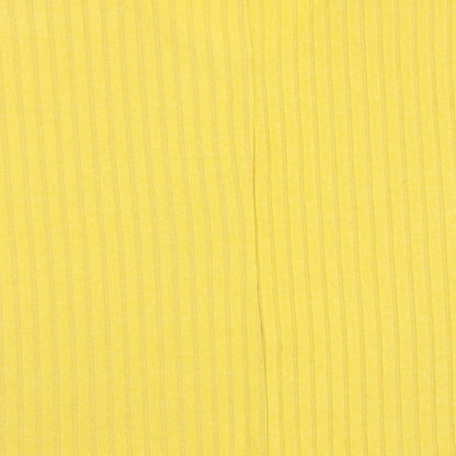 Womens UK Size L New Look Yellow Pullover Jumper