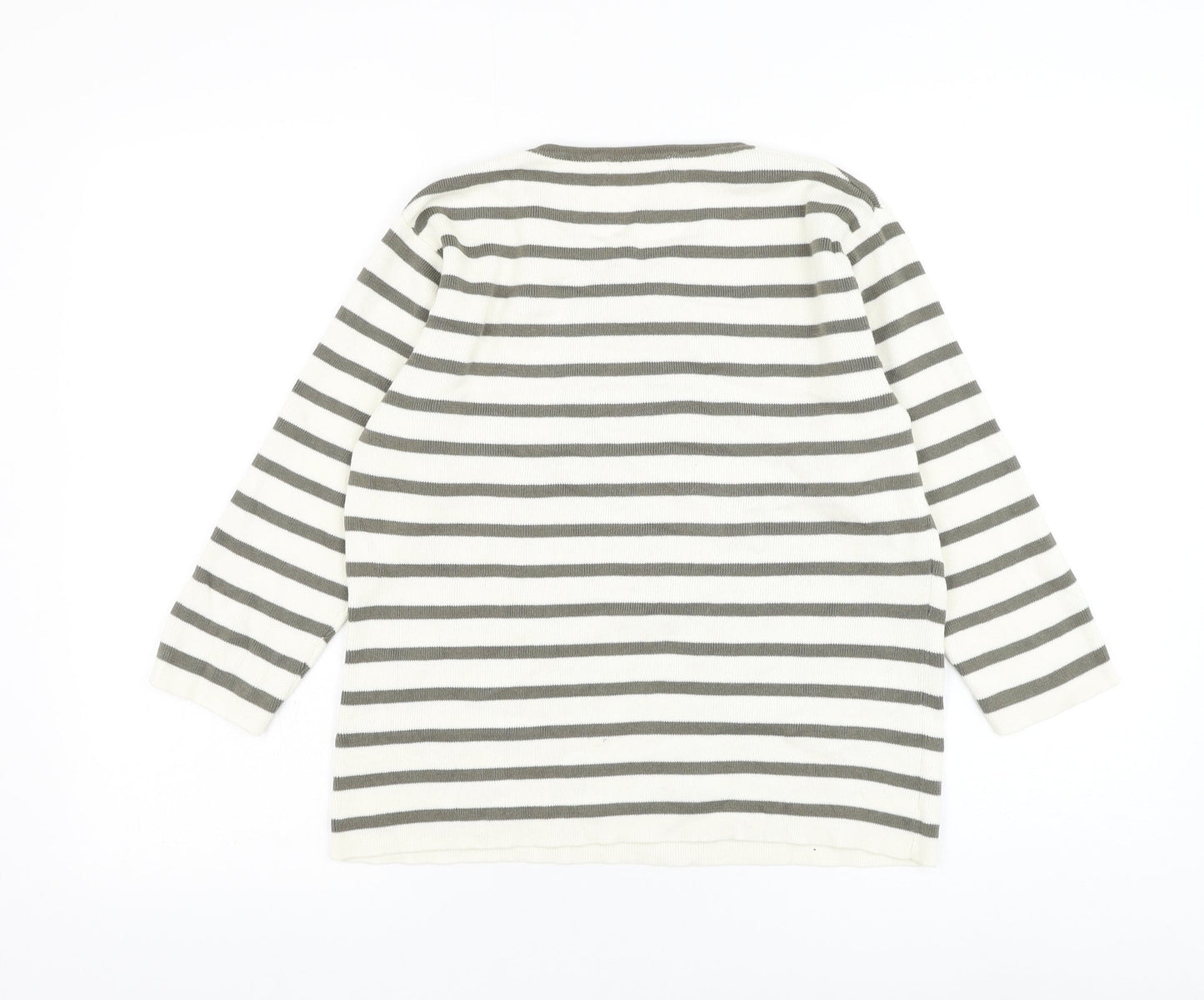 Womens UK Size 10 Berkertex White Pullover Jumper