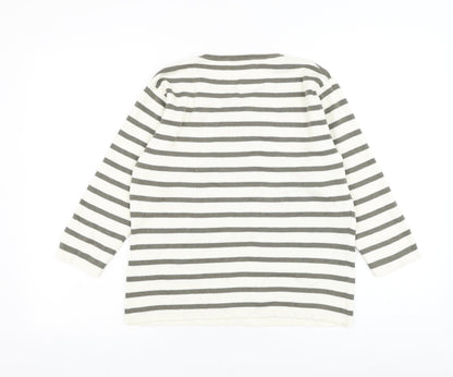 Womens UK Size 10 Berkertex White Pullover Jumper