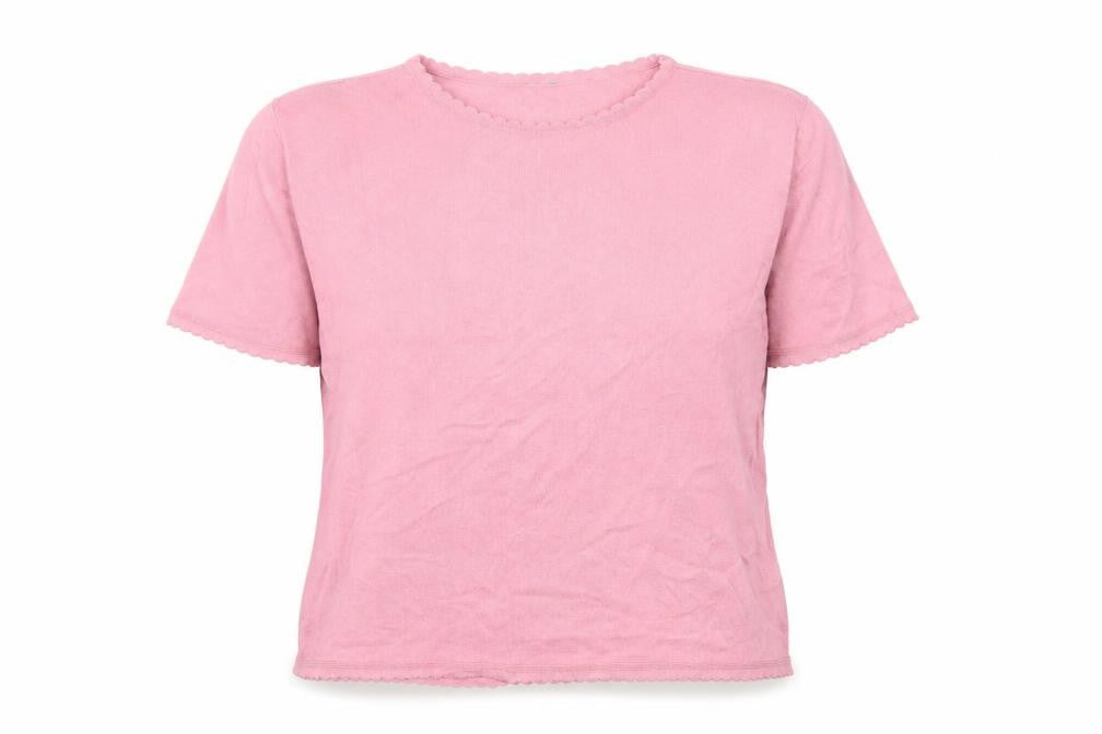 Womens UK Size L Preworn Pink Pullover Jumper