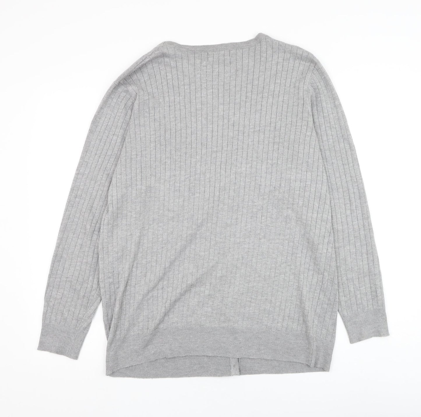 Womens UK Size 16 Papaya Grey  Jumper