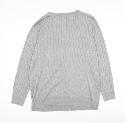 Womens UK Size 16 Papaya Grey  Jumper