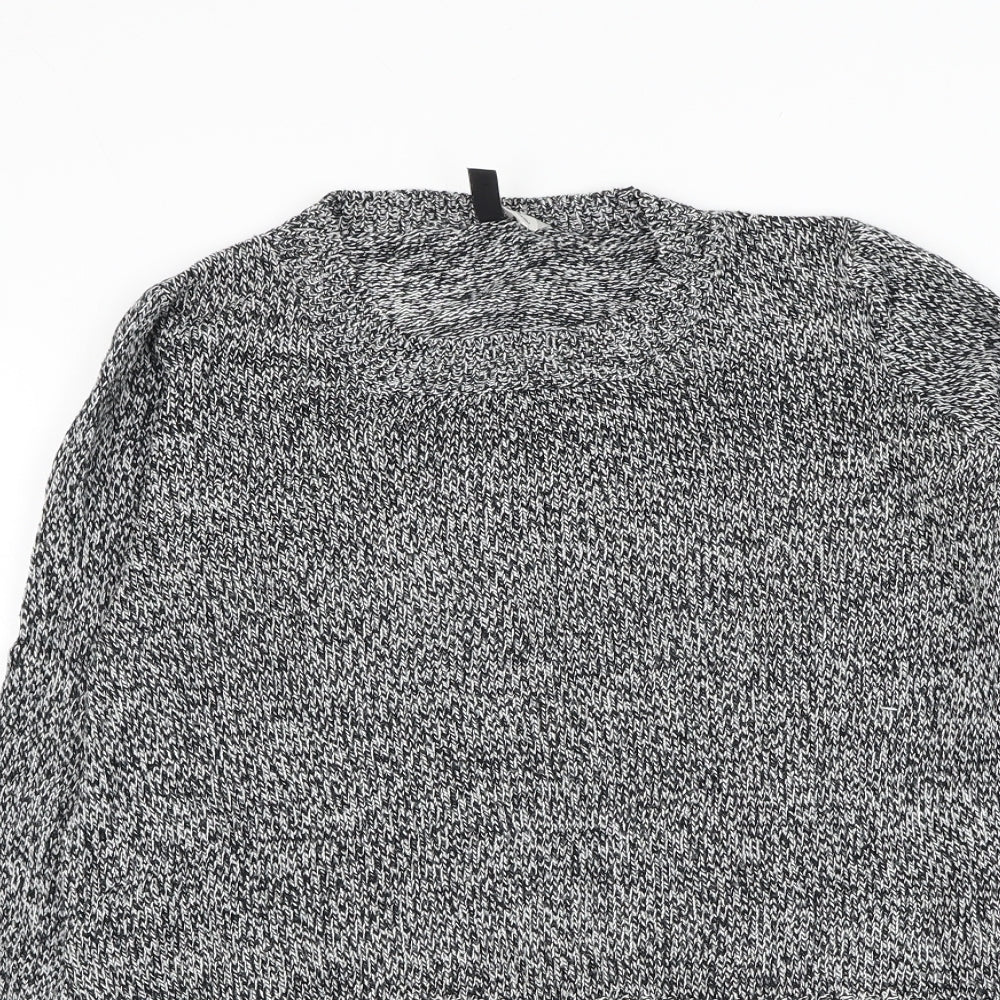 Womens UK Size S Divided by H&M Black Pullover Jumper