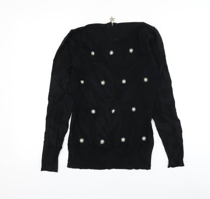 Womens UK Size S Finery Black Pullover Jumper