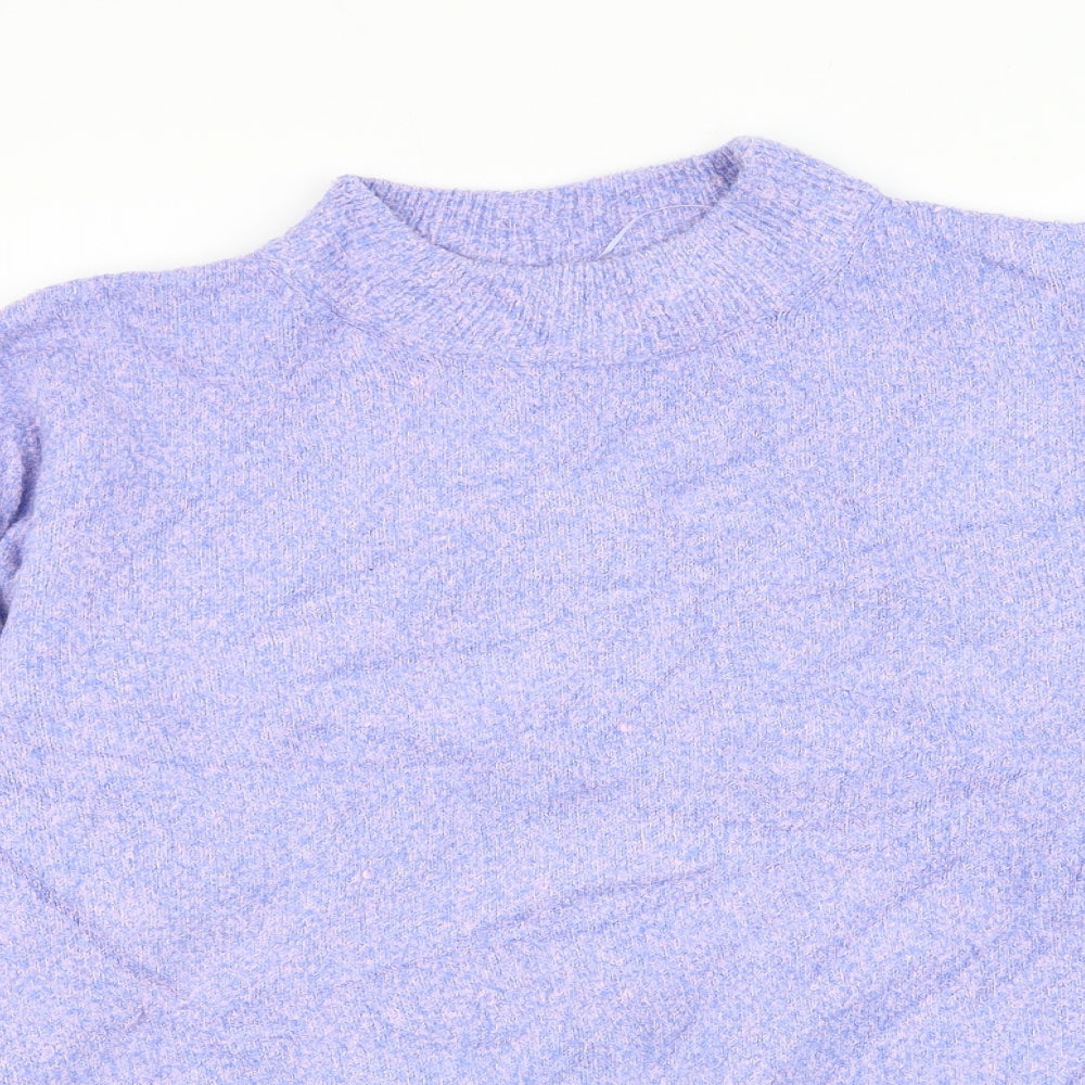 Womens UK Size S Zara Purple Pullover Jumper