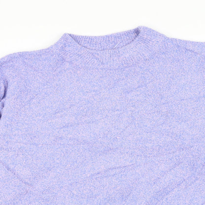 Womens UK Size S Zara Purple Pullover Jumper