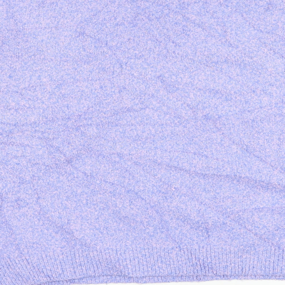 Womens UK Size S Zara Purple Pullover Jumper