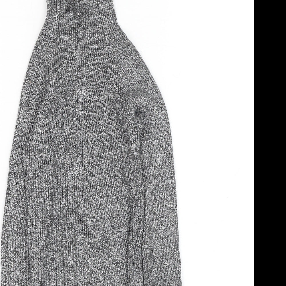Womens UK Size XS Bershka Grey Pullover Jumper