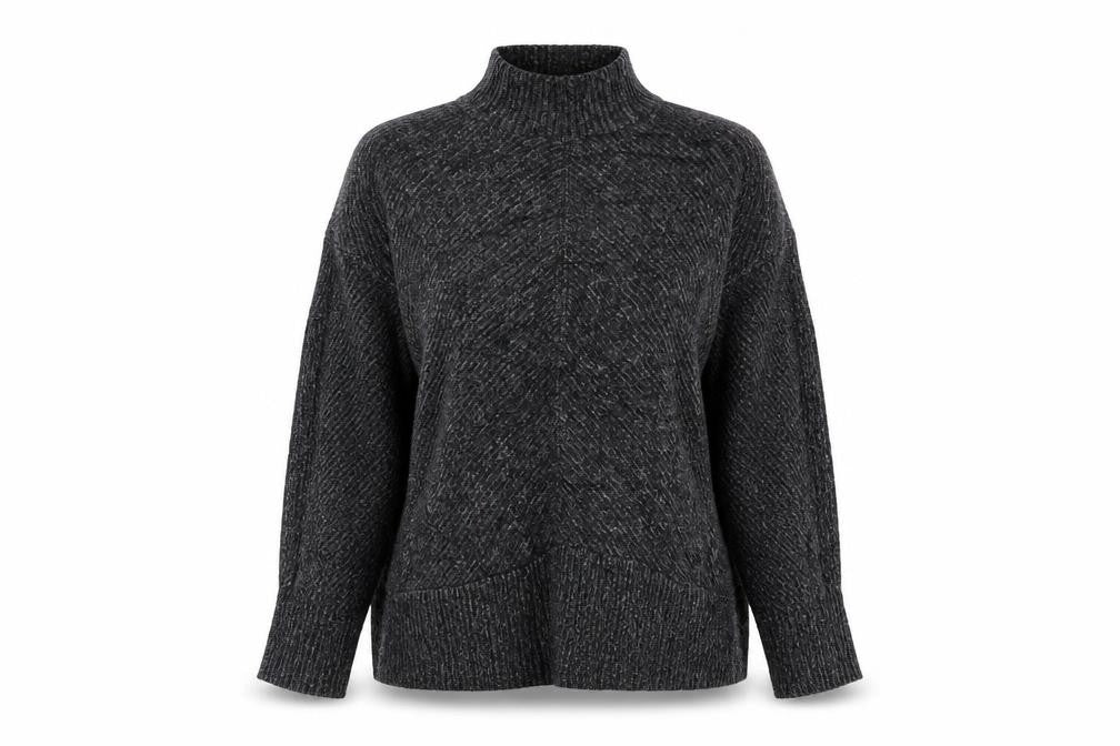 Womens UK Size XS F&F Black Pullover Jumper