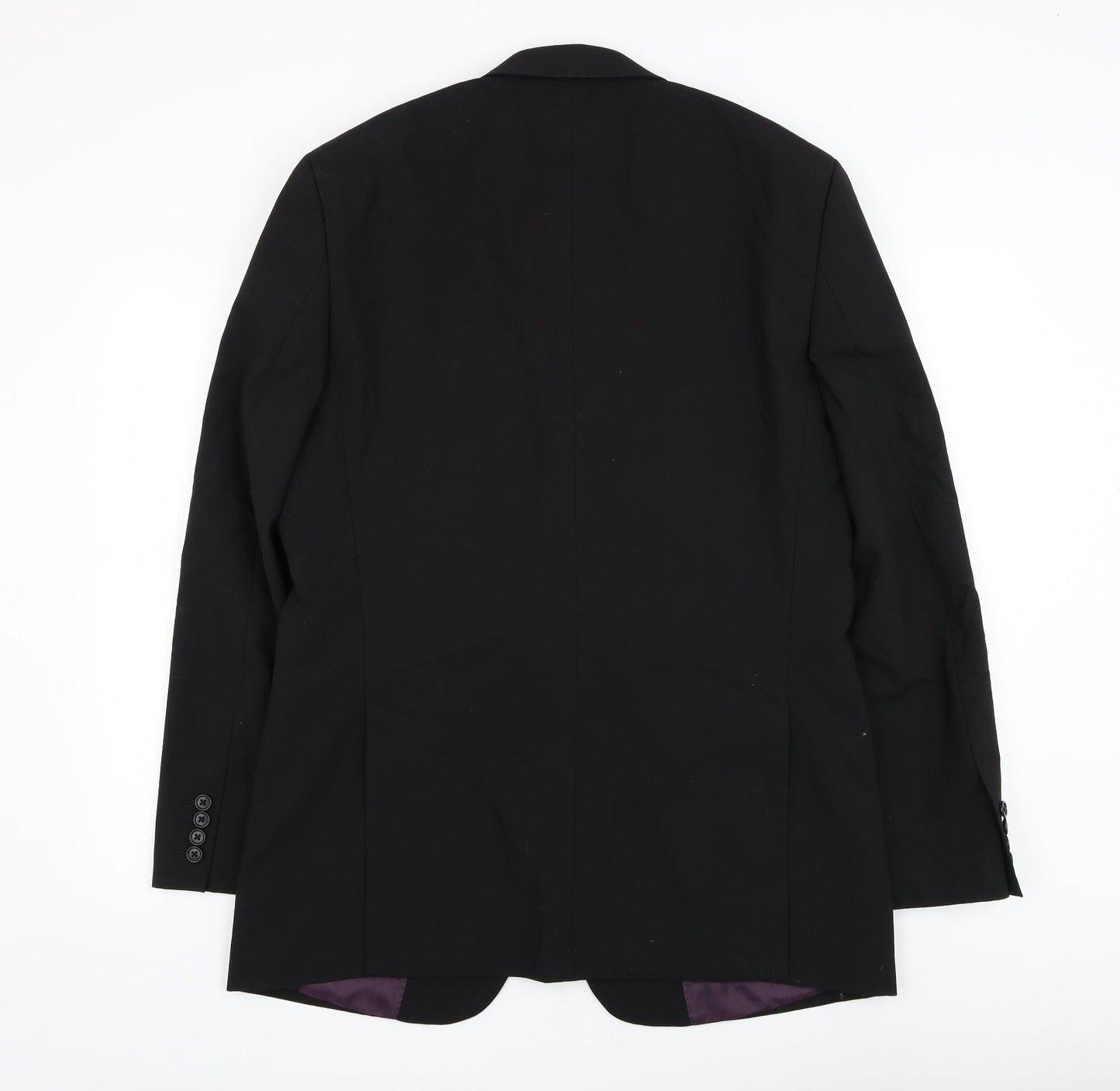 Mens UK Size 40 Greenwoods Regular Black Suit Jacket