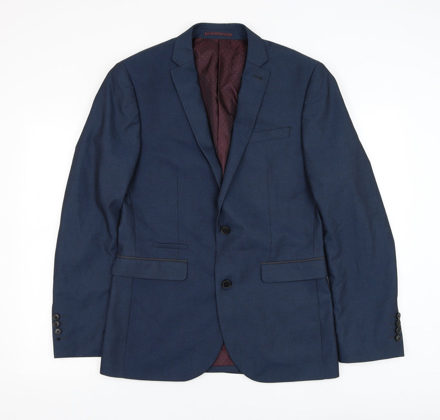 Mens UK Size 38 NEXT Regular Blue Suit Jacket