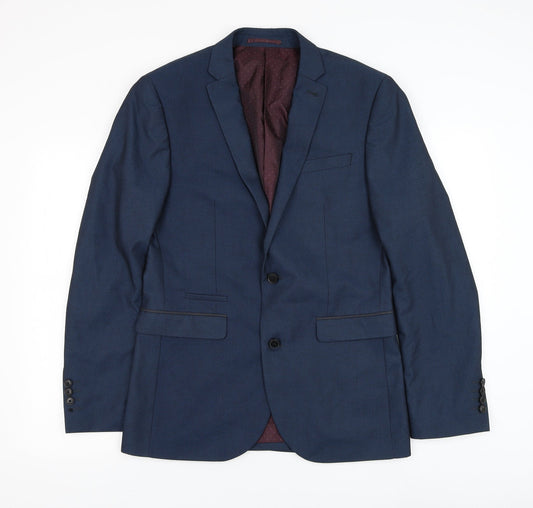 Mens UK Size 38 NEXT Regular Blue Suit Jacket
