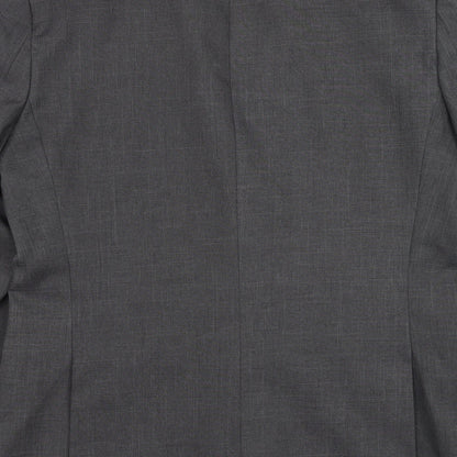 F&F Mens Grey Polyester Jacket Suit Jacket Size 44