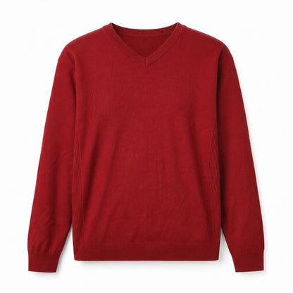 Mens UK Size M Sand Stone Red Pullover Jumper