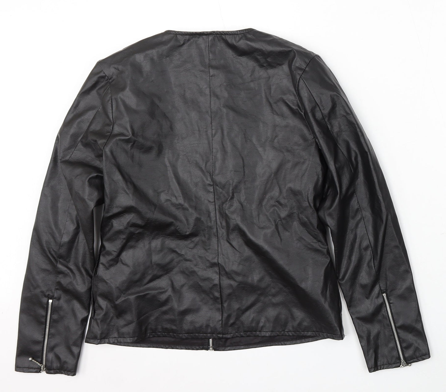Preworn Womens Black Jacket Size M