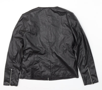 Preworn Womens Black Jacket Size M