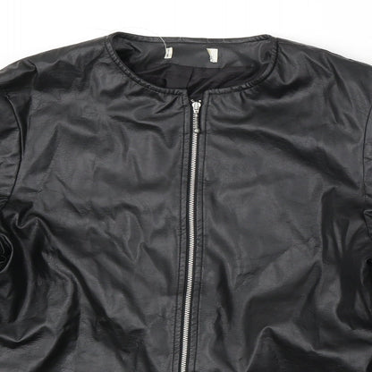 Preworn Womens Black Jacket Size M